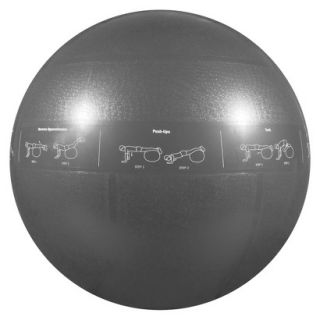 GoFit Pro Stability Ball   Gray (75cm)