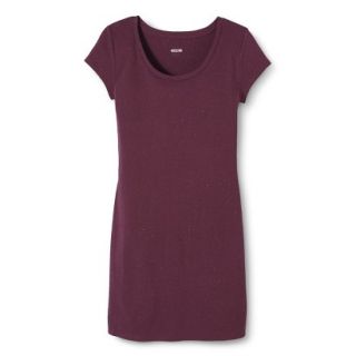 Mossimo Supply Co. Juniors T Shirt Dress   Burgundy Air XL(15 17)