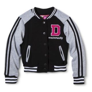 Dollhouse Girls Varsity Jacket   Black 6X