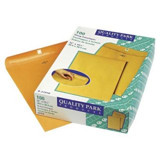 Quality Park Clasp Envelope, 28 lb   Brown (100 Per Box)