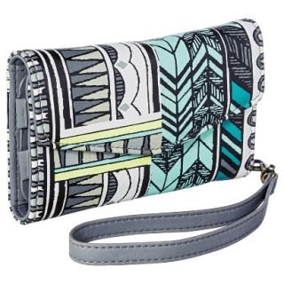 Merona Flap Phone Case Wallet with Removable Wristlet Strap   Blue