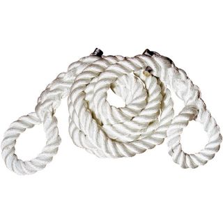 Hercules 1 1/2 Inch x 25ft. Nylon Tow Rope with Eyes, Model T4825E