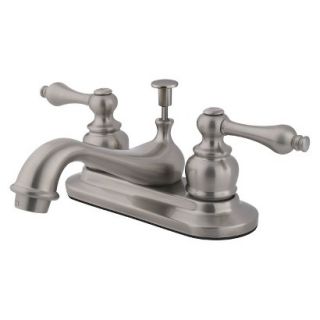 Traditional Satin Nickel Bathroom Faucet