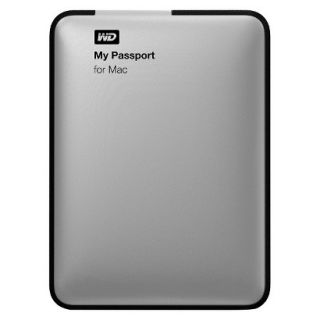 WD My Passport for Mac 500GB Portable Hard Drive   Silver (WDBGCH5000ASL nesn)
