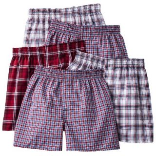 Hanes Boys 5 Pack Boxer   Assorted L
