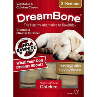 DreamBone Vegetable and Chicken Medium Dog Chews 3 ct
