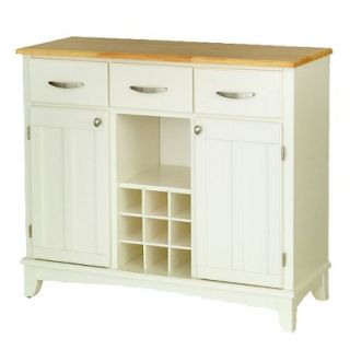Buffet Home Styles Hutch Style Buffet   White/Natural