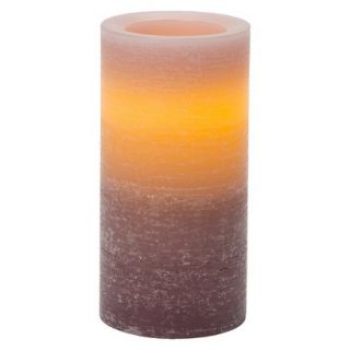Threshold Mauve 3 x 6 Wax Pillar LED Candle with 5 Hour Timer