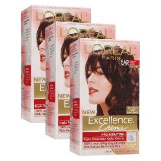 LOreal Paris Excellence Hair Color Bundle   Medium Maple Brown