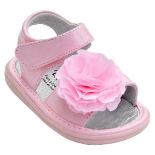 Little Girls Wee Squeak Peony Sandal   Pink 5