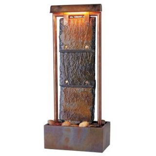 Montpelier Natural Slate Table Fountain   Copper Finish