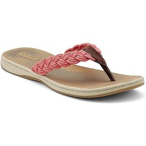 Sperry Top Sider Womens Tuckerfish Washed Red Sandals, Size 6.5 M   9478223