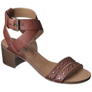 Womens Mossimo Supply Co. Kat Block Heel Sandal   Cognac 10