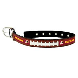 Washington Redskins Classic Leather Large Football Collar