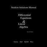 Differential Equations   Student Solutions Manual