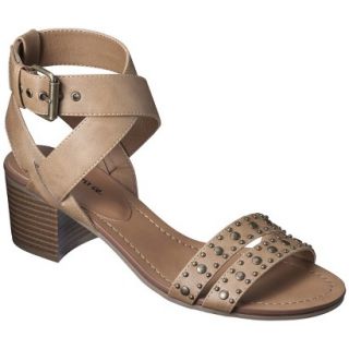 Womens Mossimo Supply Co. Kat Block Heel Sandal   Neutral 9.5