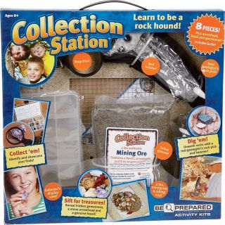 8 Pc. Collection Station   Learn to be a Rockhound