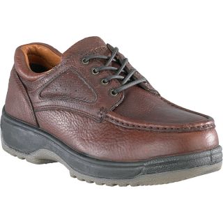 Florsheim Steel Toe Lace Up Oxford Work Shoe   Dark Brown, Size 8 1/2, Model