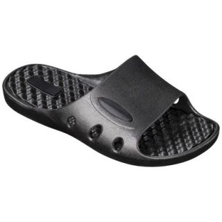 Boys Slide Sandals   Black 3 4