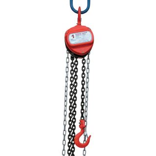 Vestil Hand Chain Hoist   1 Ton Lift Capacity, 10 ft. Lift, Model HCH 2 10