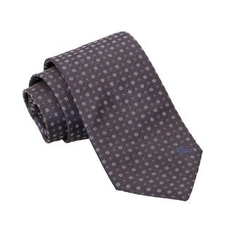 Burberry Navy And Blue Dotted Silk Tie