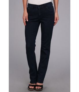Jones New York Lexington Straight Leg w/ Bling in Indigo Blue Wash Womens Jeans (Black)