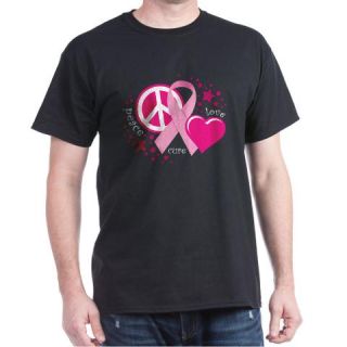  BC Peace Love Cure Dark T Shirt