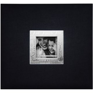 Fabric Live, Love, Laugh Expressions Black Postbound Album