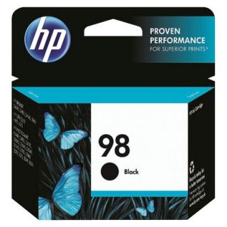 HP 98 Printer Ink Cartridge   Black (C9364WN#140)