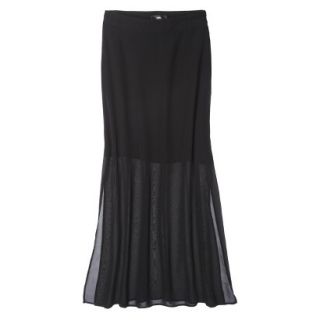 Mossimo Womens Illusion Maxi Skirt   Black XL