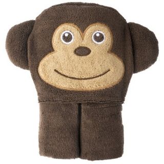Circo Newborn Hooded Monkey Towel Wrap   Brown