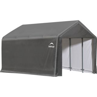 ShelterLogic ShelterTube Peak Style Storage Shelter   Gray, 6 Leg, 20ft.L x