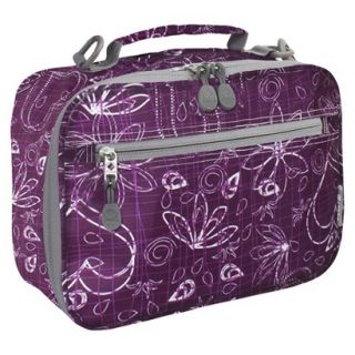 JWorld Cody Lunch Bag with Shoulder Strap, Love Purple