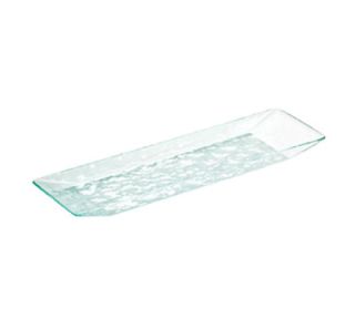 Cal Mil Rectangular Glacier Platter   5x20, Acrylic, Green