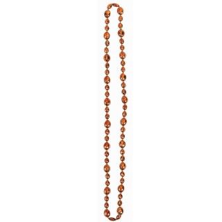 Football   Brown Bead Necklace