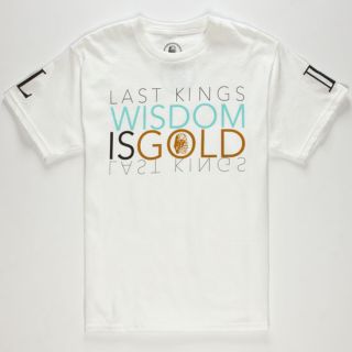 Golden King Boys T Shirt White In Sizes Small, Medium, X Large, Larg