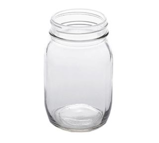 American Metalcraft 16 oz Glass Mason Jar   Clear