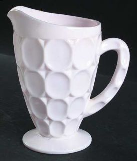 Jeannette Shell Pink Milk Glass 24 Oz Pitcher   Pink Milk Glass