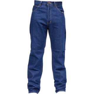 Key Traditional Fit Denim 5 Pocket Jean   33 Inch Waist x 36 Inch Inseam, Model