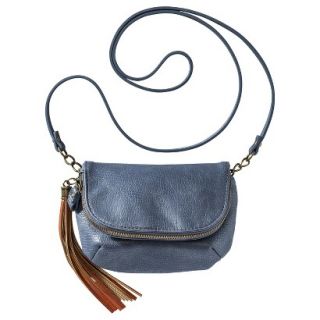 Mossimo Supply Co. Crossbody Handbag with Brown Tassle   Blue