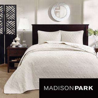 Madison Park Mansfield 3 piece Oversized Bedspread Set
