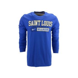 Saint Louis Billikens NCAA Wordmark Straight Line Long Sleeve T Shirt