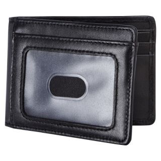 Merona Mens Front Pocket Wallet   Black