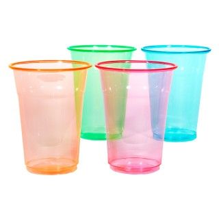 Neon 16 oz. Soft Plastic Cups