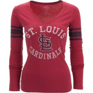 St. Louis Cardinals 47 Brand MLB Womens Homerun Long Sleeve T Shirt