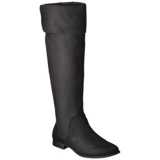Womens Mossimo Katreesa Tall Boots   Black 7.5