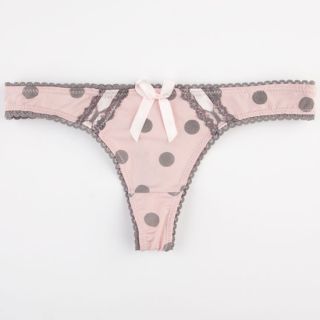 Always On My Mind Thong Light Pink In Sizes Large, Medium, Small For Women 2256