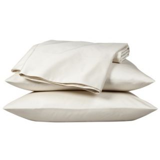 Fieldcrest Luxury 800 Thread Count Pillowcase Set   Ivory (Queen)
