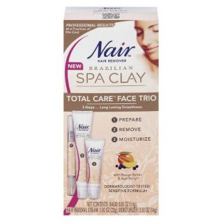 Nair Spa Clay Trio Face Hair Removal Treatment