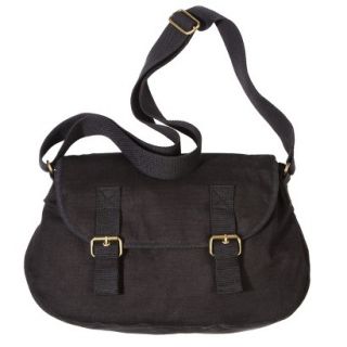 Mossimo Supply Co. Ripstop Messenger Bag   Black